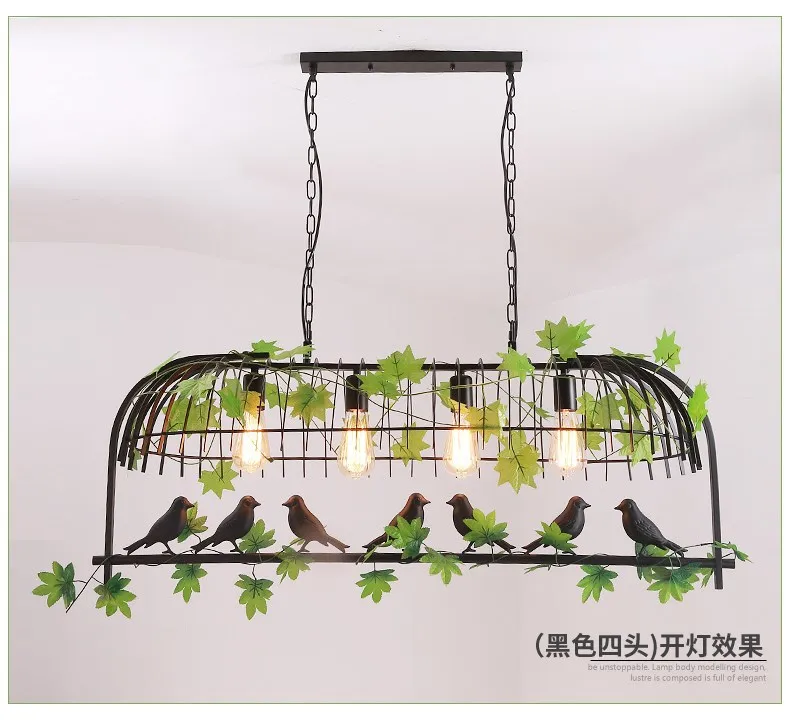 

Скандинавские подвесные лампы в виде птиц, светильник для спальни, столовой, в американском стиле, в сельском стиле, освещение для кухни, рес...
