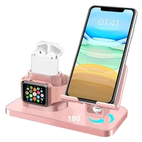 3in 1 abs charging dock for iphone 12 pro mini 11 xr xsmax 8 7 apple watch airpods charger holder for iwatch stand competent