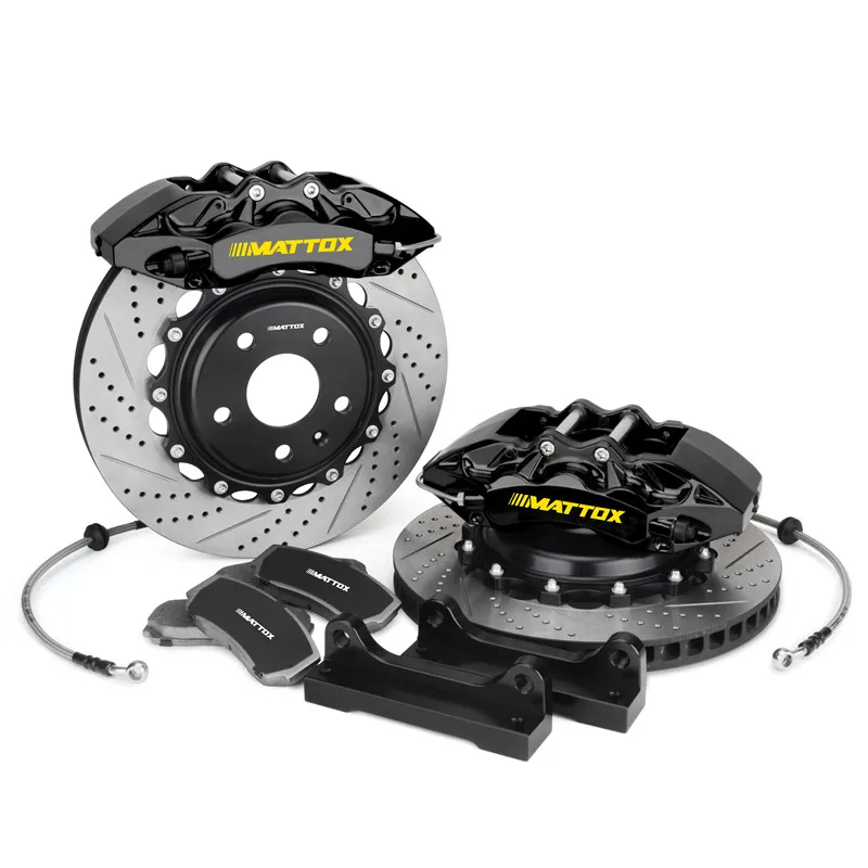 

MATTOX 355*32mm Brake Rotor with 6POT Piston Caliper Brake Kit Set FOR AUDI S6 C5 2002 2003 Front Wheel 18inch