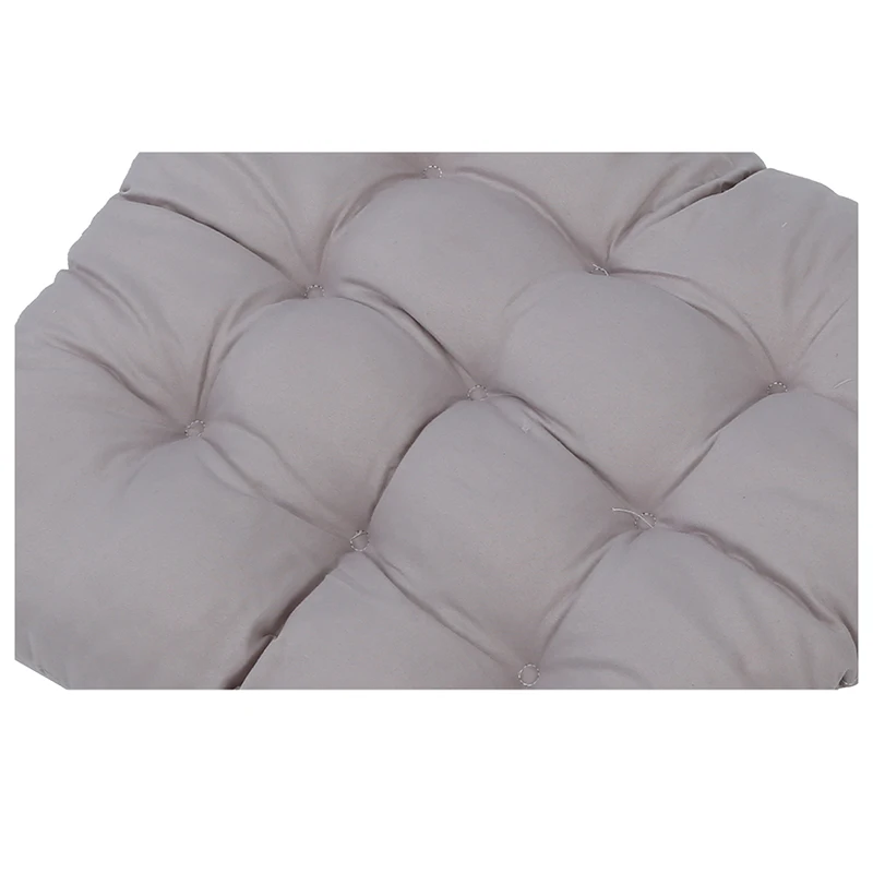 Мягкая подушка для стула BESTSoft с декоративными звеньями дома офиса серого цвета|Подушка| |