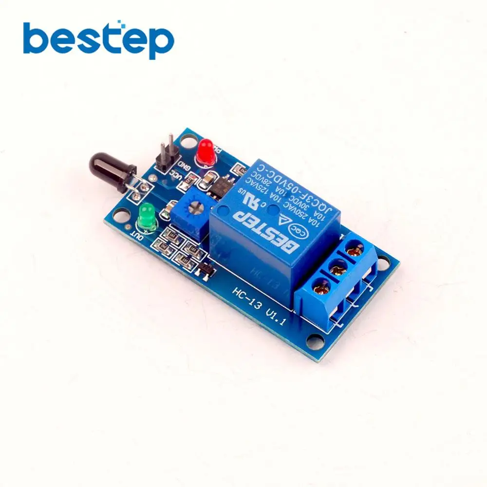 1 канал 5 в модуль датчика пламени обнаружения огня реле пожарной сигнализации|flame