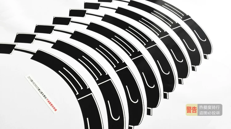 2017 дорожный велосипед два колеса обода набор для HED стикеров 60 мм велосипедные