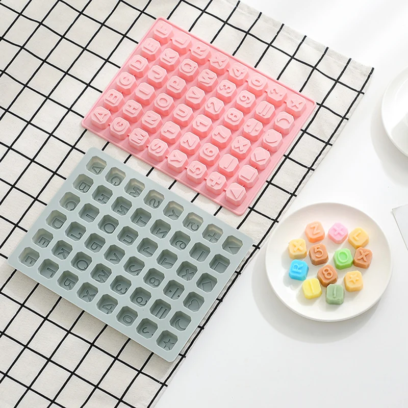 Silicone Mold Letter Alphabet Trays Ice Cube Cake Chocolate DIY Fondant Decorating Tools Bakeware Cookie Tool |