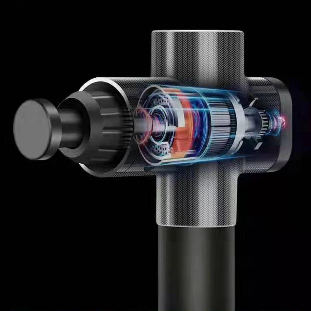 Физиотерапия инструмент бесшумный сенсорный экран Fascia пистолет массажный