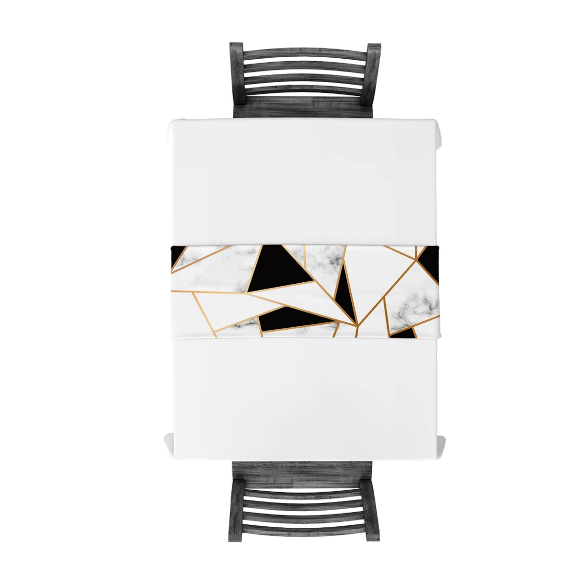 Мраморная текстура белые черные квадратные линии металлическая сращивающаяся