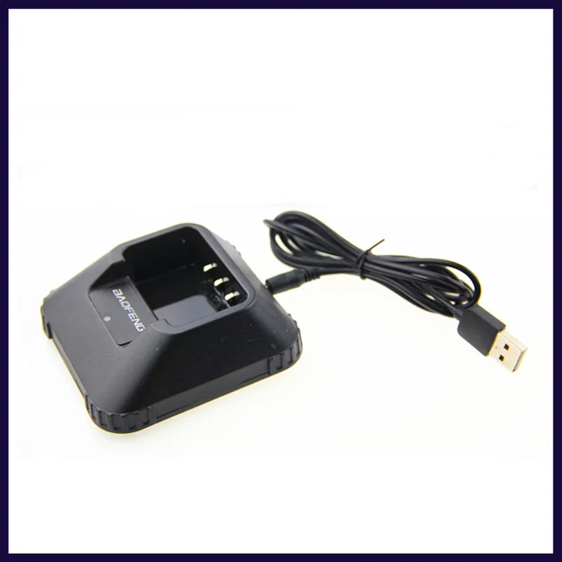 

New Baofeng UV-3R PLUS Accessories Baofeng Charger Tray with Adapter+ charger cable for Baofeng UV-3R+ Portable Walkie Talkie