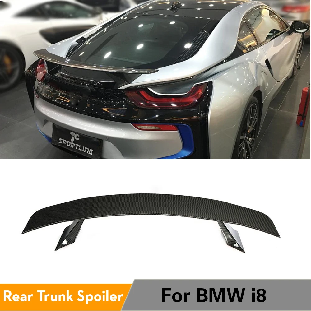 Rear Trunk Spoiler for BMW i8 2014 - 2018 Carbon Fiber Lip Boot Wing | Автомобили и мотоциклы