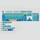 Голубая крышка для клавиш Cherry Mx Gateron Kailh Box, Механическая игровая клавиатура с переключателем, крышка для клавиш Cherry, профиль PBT