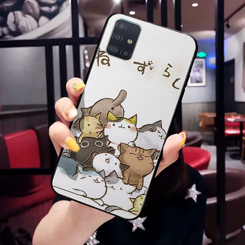 

3D Emboss Flower Case For Samsung Galaxy Note 10 S10 Lite Plus A21S A21 A31 A41 Cover 3D Relief Case For Samsung M11 A31 Case