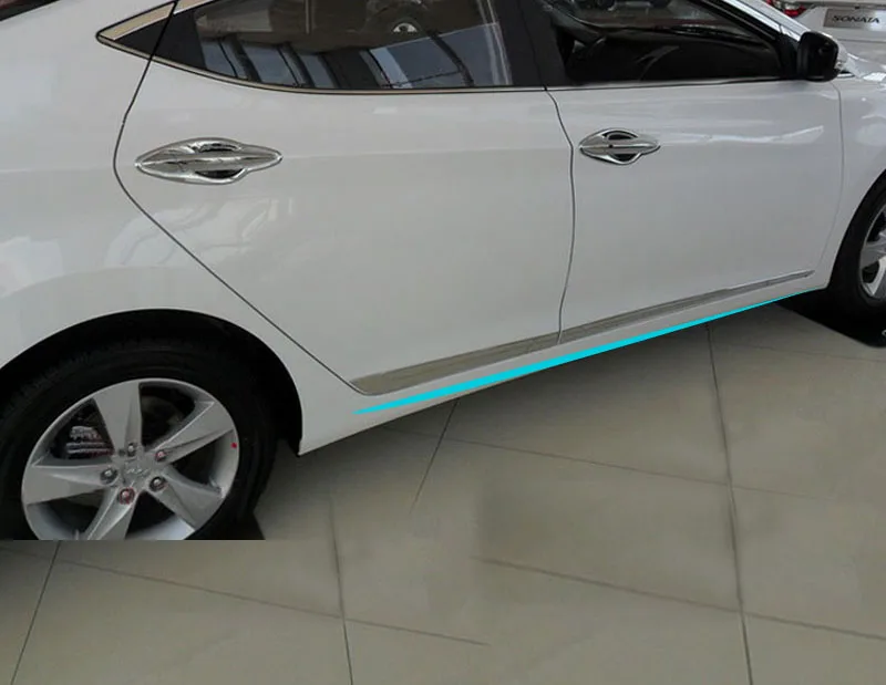 Отделка дверных полос хромированная накладка из нержавеющей стали декоративная