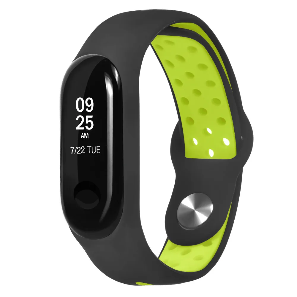 For Mi Band 3 strap sport Silicone watch wrist Bracelet miband3 accessories bracelet smart for Xiaomi mi band | Наручные часы
