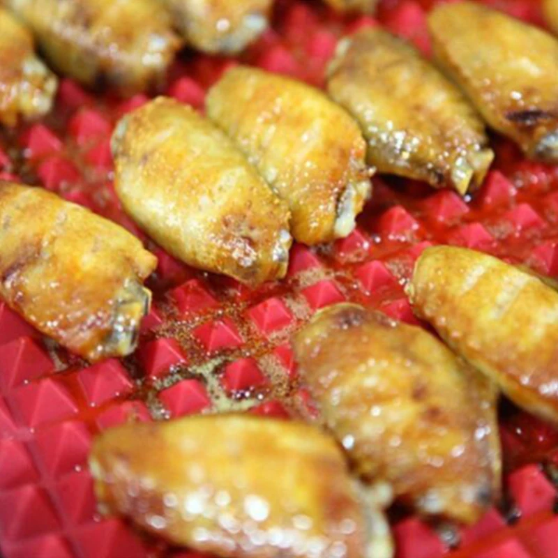 YIBO коврики для выпечки силиконовый коврик барбекю микроволновая печь кухонная