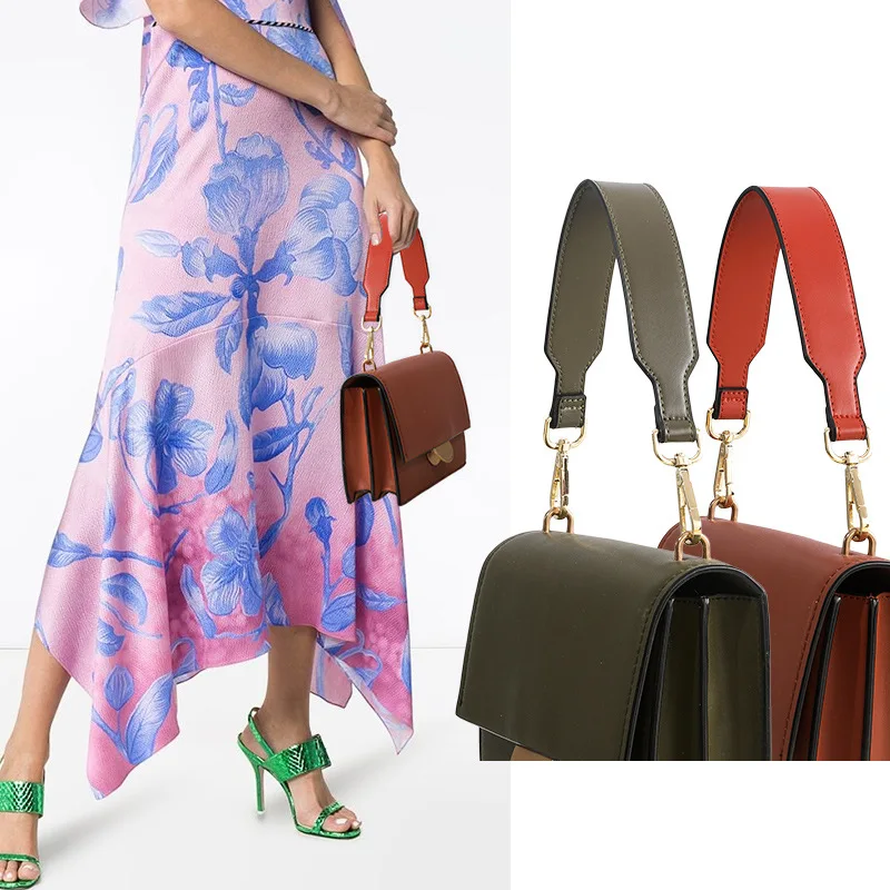 Широкий ремешок для сумок женский ремень аксессуары сменный на плечо