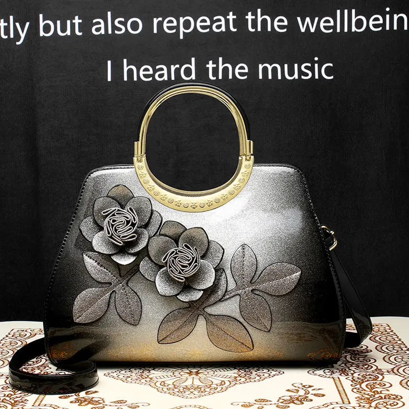 

Elegant Genuine Leather Women's Bag Large Capacity High-End Handbag Stylish Bag Women's 2020 New Mature Shoulder Messenger Bag