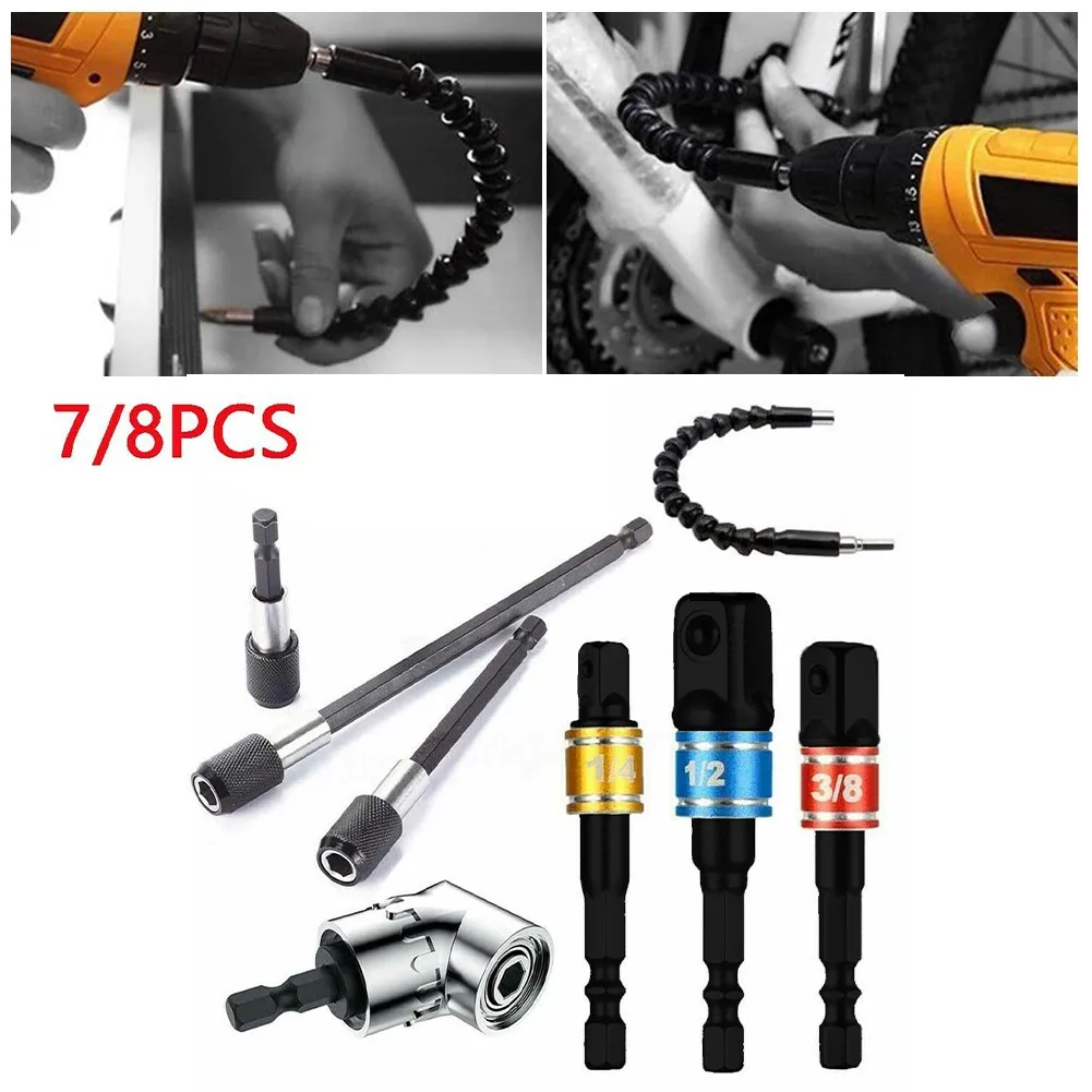 

5.9 X 3cm Socket Adapter Hex Shank Drill Bits Multifunction Driver Hex Bit Set