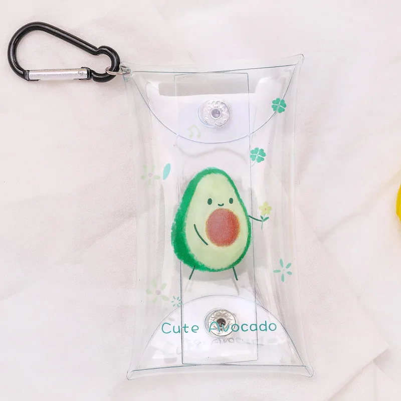 Мультяшные кошельки для ключей мини кошелек из ПВХ монет модный прозрачный