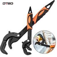 dtbd profession multi function universal adjustable key wrench set snap hand tools for nuts and bolts of shapes and sizes