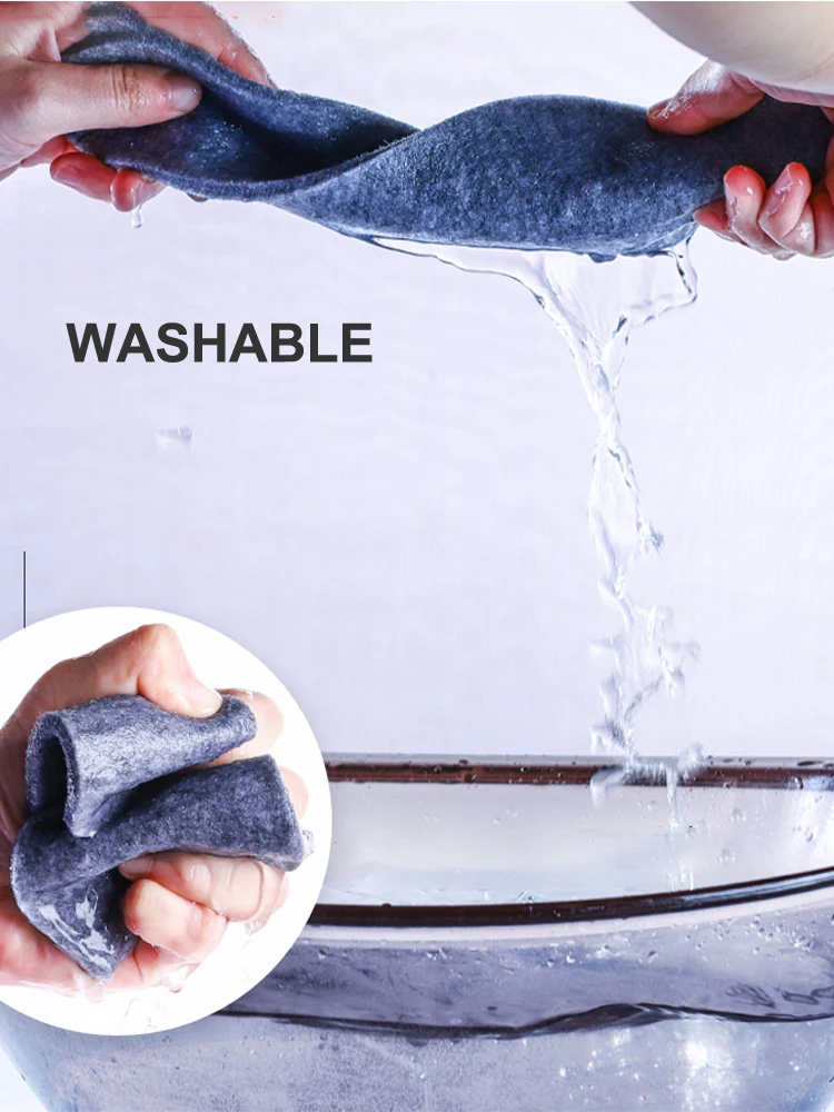 3 Pairs Thicken Warm Insoles Breathable Soft Skin-friendly Men Women Thermal Wool Felt Shoes Boots Pad Sole