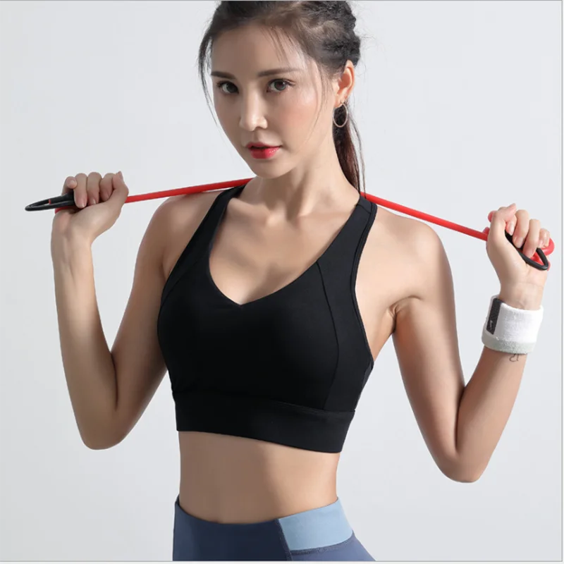 Новинка ударопрочный спортивный бюстгальтер женское нижнее белье топ для йоги