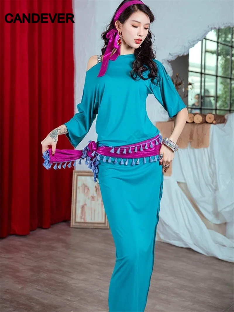 Женский тренировочный костюм для танца живота Baladi набор костюма тренировок