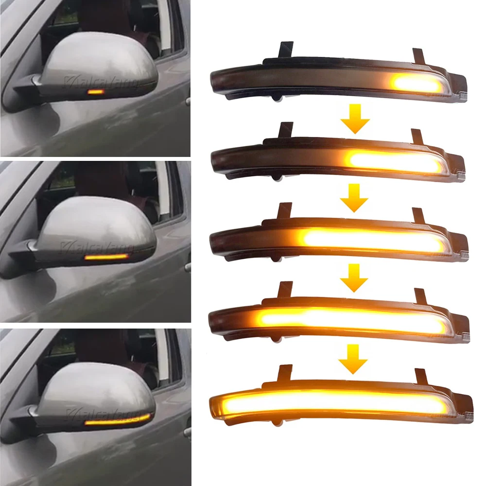 

Dynamic LED Turn Signal Blinker Mirror flasher Light For skoda Octavia 1Z3 Hatchback 1Z5 Estate Superb 3T4 Hatchback 3T0949101