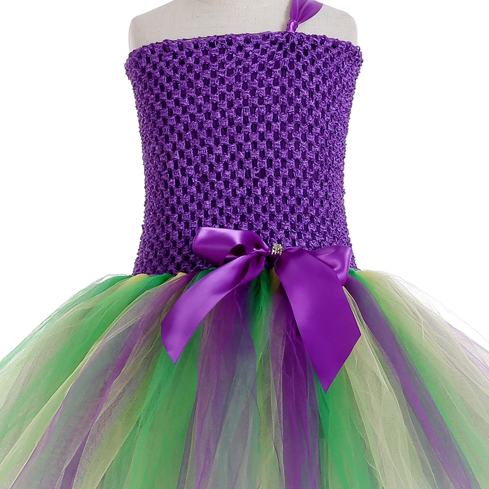 Little Mermaid Tutu Dress Under The Sea Birthday Theme Party for Kids Girl Holiday Carnival Halloween Princess Costume | Детская одежда