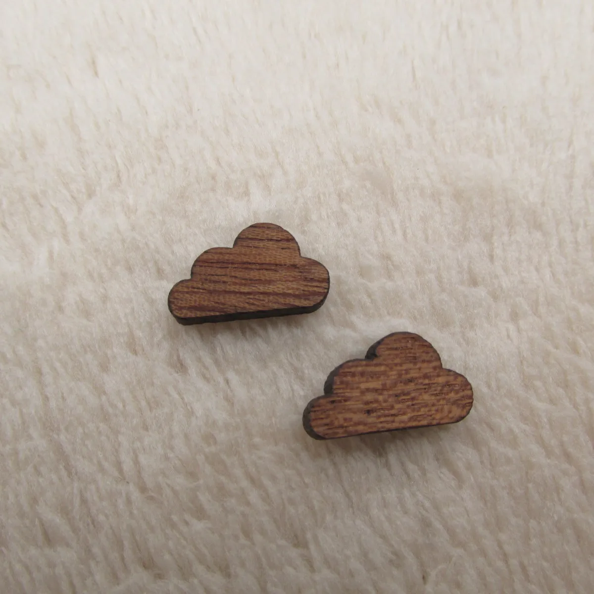 Маленькие деревянные молния облако дождь капля кабошон аксессуары