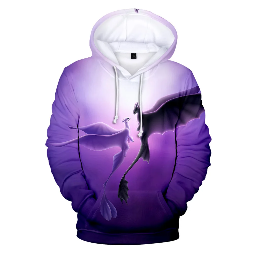 Новинка унисекс Как приручить дракона Беззубик косплей костюм 3D толстовки и