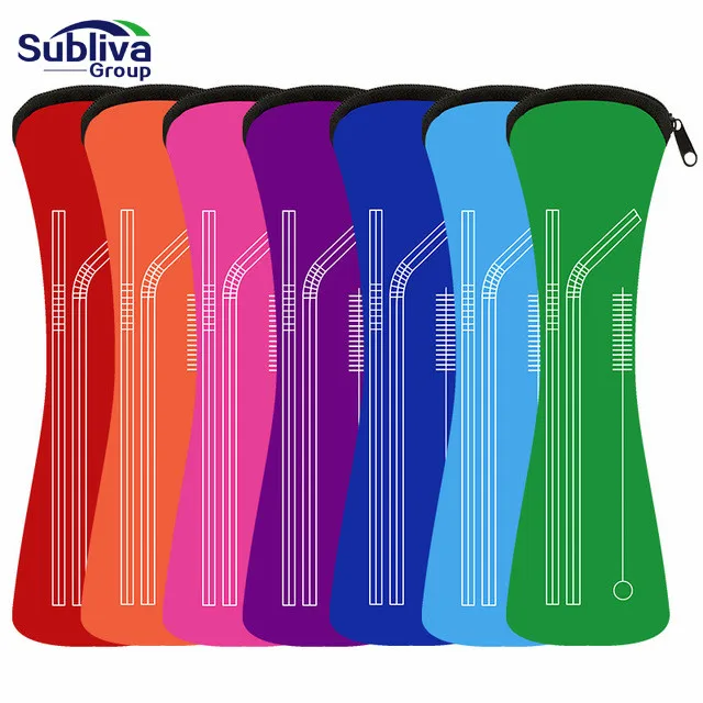 6 шт./компл. многоразовые соломинки из нержавеющей стали прямые согнутые с