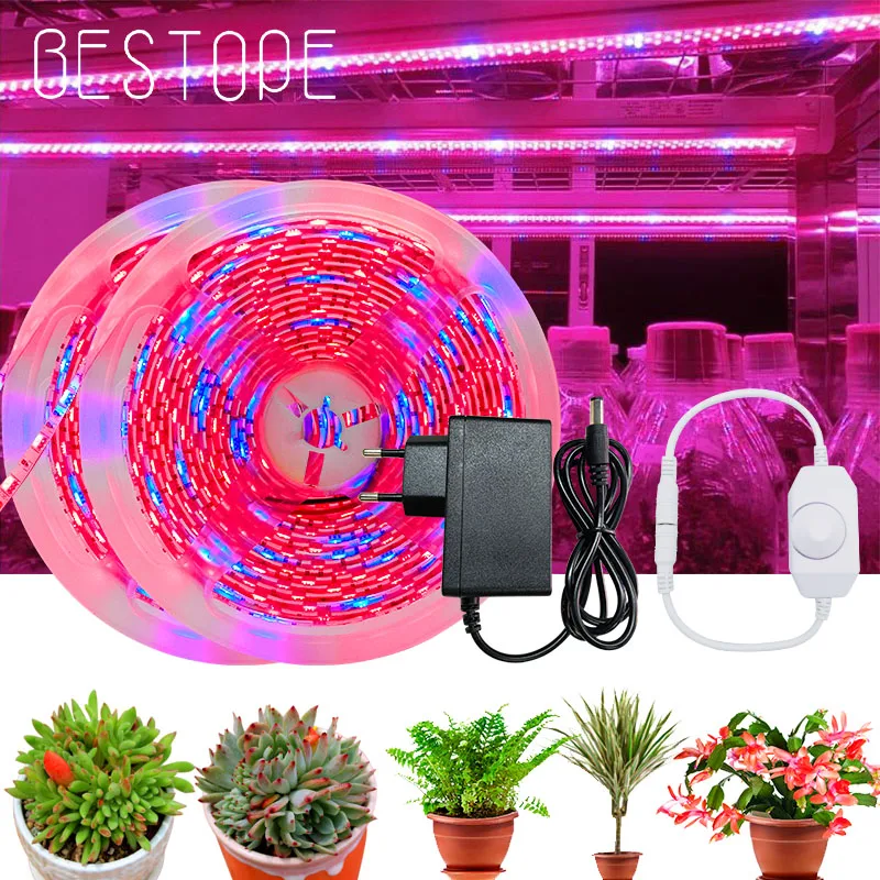 Светодиодный полный спектр Фито лампа для выращивания светильник ленты SMD