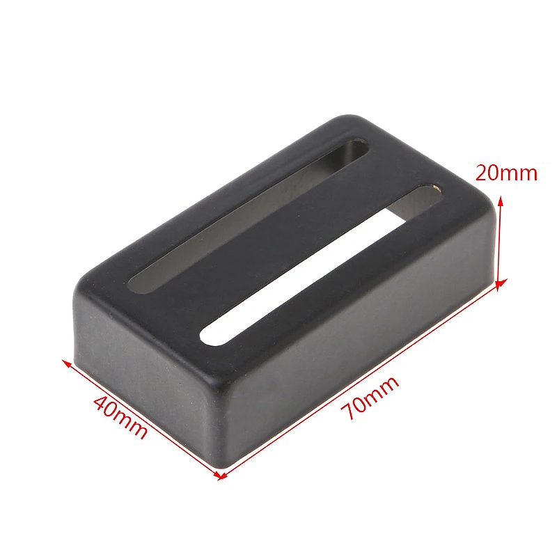 Guitar Pickup Cover Accessories 1Pc Durable Two-Line Humbucker For Electric Guitars Parts Black | Музыкальные инструменты