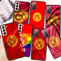 national flag of kyrgyzstan funda case for samsung s20 fe s21 note 20 10 ulrta cover soft for samusng s10 s10e s10 s9 plus shell