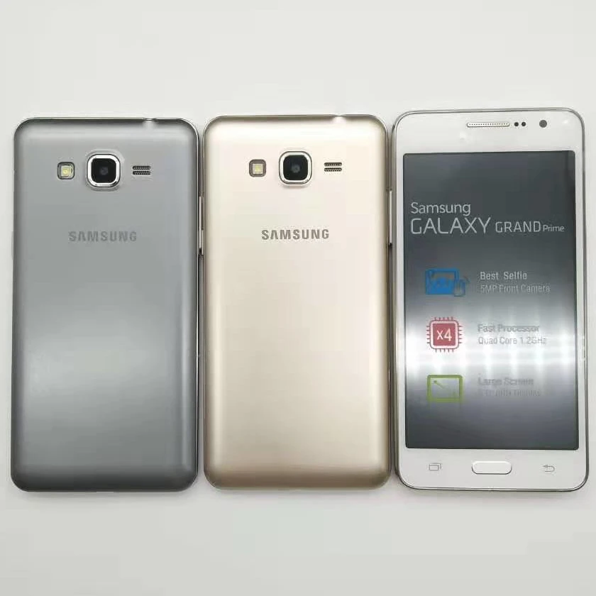 Восстановленный Samsung G530H Galaxy Grand Prime G530 Оригинальный сотовый телефон Ouad Core Dual Sim 1 ГБ