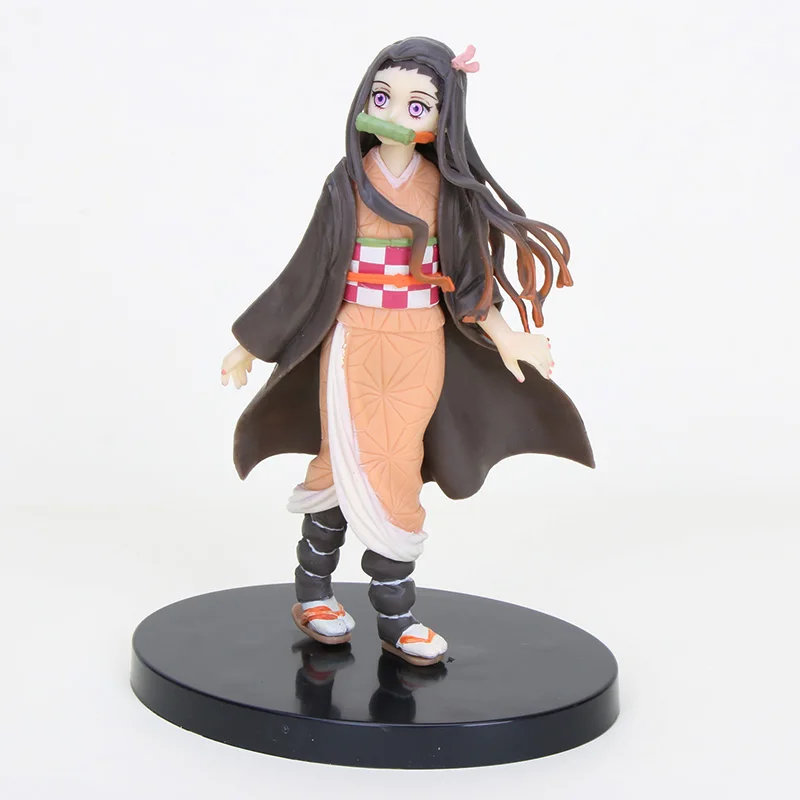 6 opp bag 16 см фигурка убийцы демона Kamado Tanjirou Kamado Nezuko Agatsuma Zenitsu Hashibira Inosuke Kimetsu no Yaiba ПВХ фигурка игрушки - Цвет: 6 opp bag