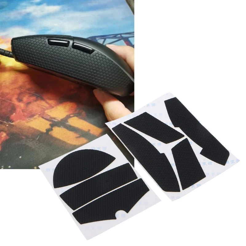 

DIY ручной работы Нескользящие сосать пот Мышь кожи коньки для Logitech G102/G034, устойчивость к запотеванию, Мышь колодки Черный