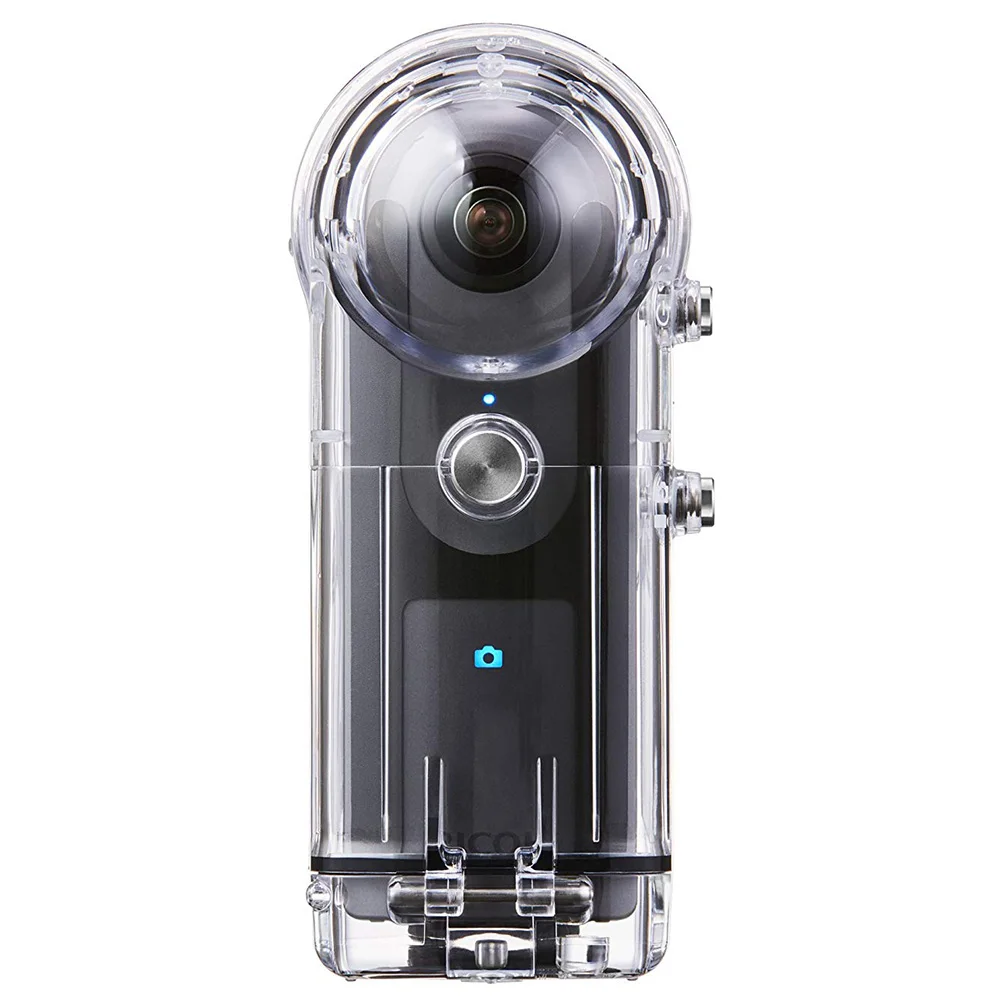 Дешево 40 м Водонепроницаемый чехол для RICOH Theta V/Theta S & SC 360 панорамная экшн Камера аксессуары Корпус чехол для дайвинга защитная оболочка