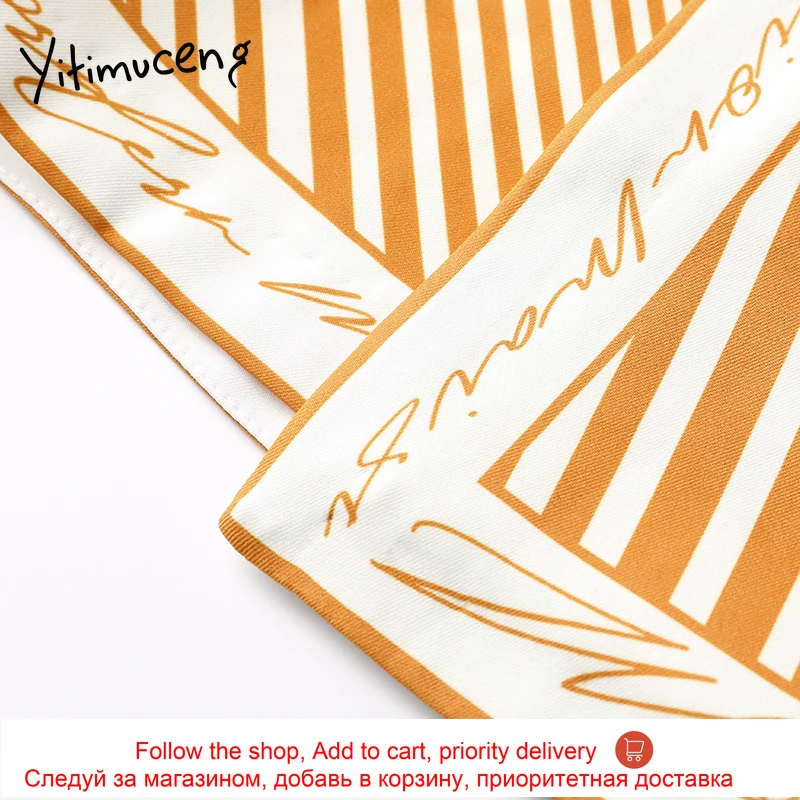 

Yitimuceng Irregular Floral Print Striped Lace Up Skirt Women High Waist A-Line Solid 2021 Summer Fashion New Skirts Hot Sale