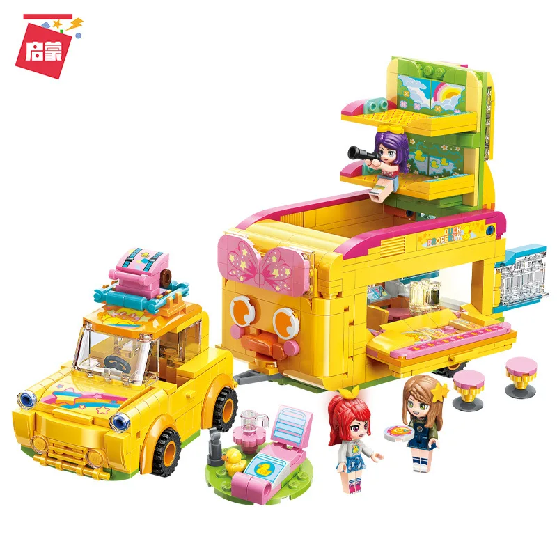 

656 шт., Детский конструктор для сборки, для девочек