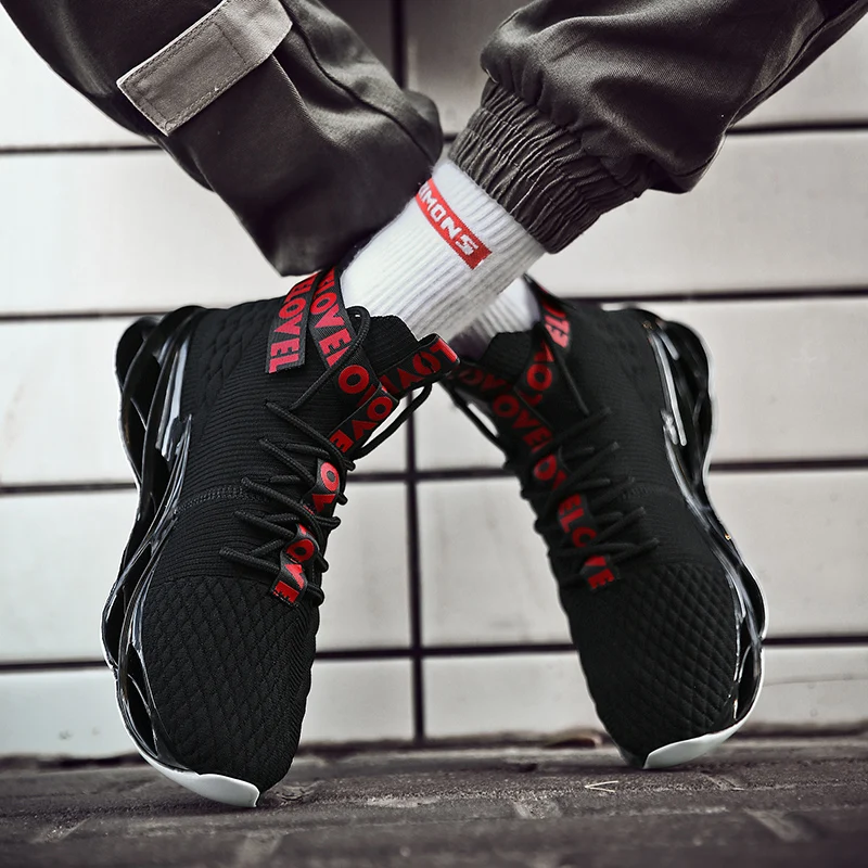 Мужская спортивная обувь для бега Спортивная сетчатая мужские брендовые высокие