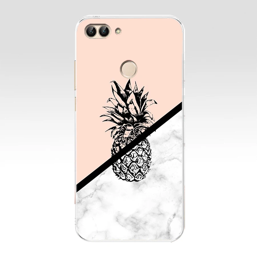 Huawei P Smart чехол из мягкого термопластичного полиуретана силиконовая прозрачная