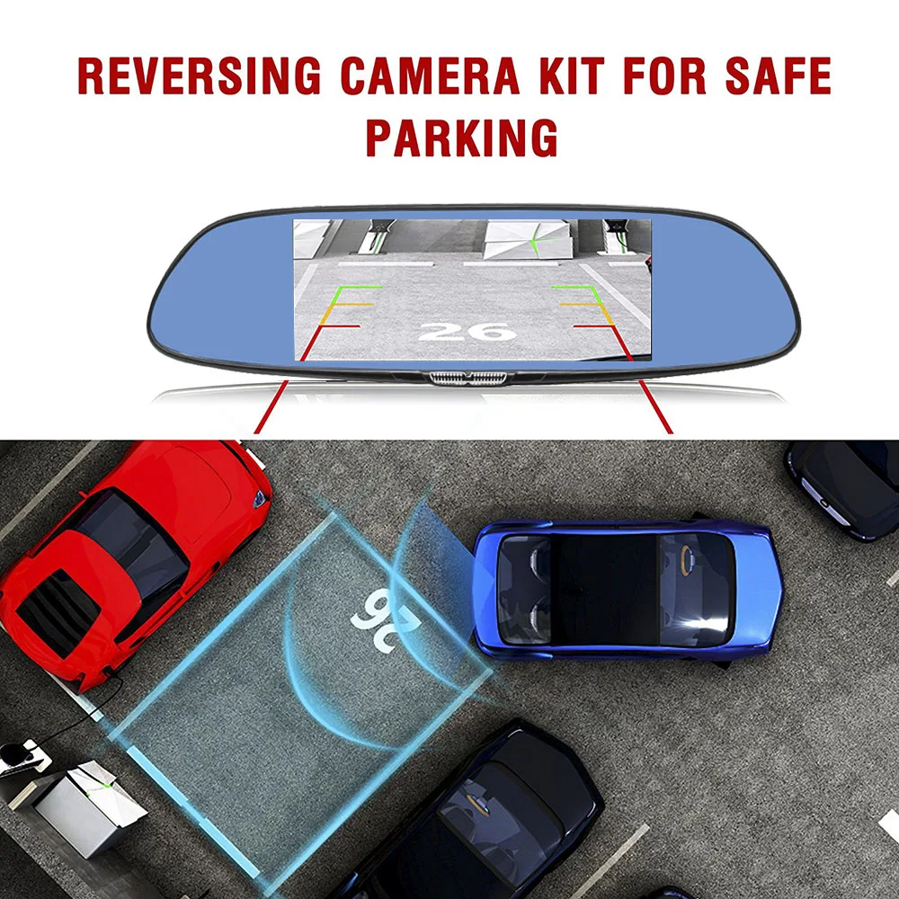 TAVIN Видеорегистраторы для автомобилей Двойной объектив Dash Cam Камера Full HD 1080P 7