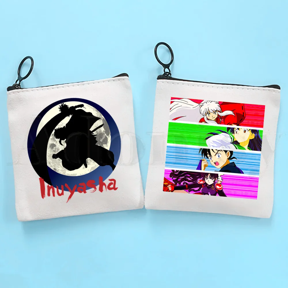 

Feudal Demon Inuyasha Sesshoumaru Higurashi Kagome Coin Purse Storage Small Bag Card Bag Key Bag Coin Clutch Bag Zipper Key Bag
