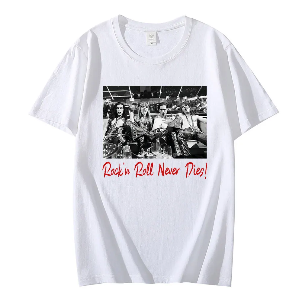 

Italian Band Maneskin T Shirt Men Women Fashion Cotton Oversized T-shirts Unisex Tees Tops Short Sleeve Print Shirts Clothes