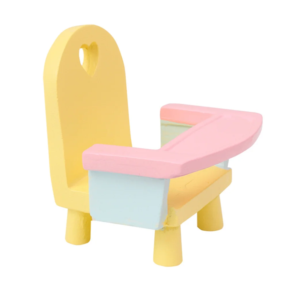 

Home Dining Chair Craft Resin Desktop Decoration Adorable Cake Layout Decor