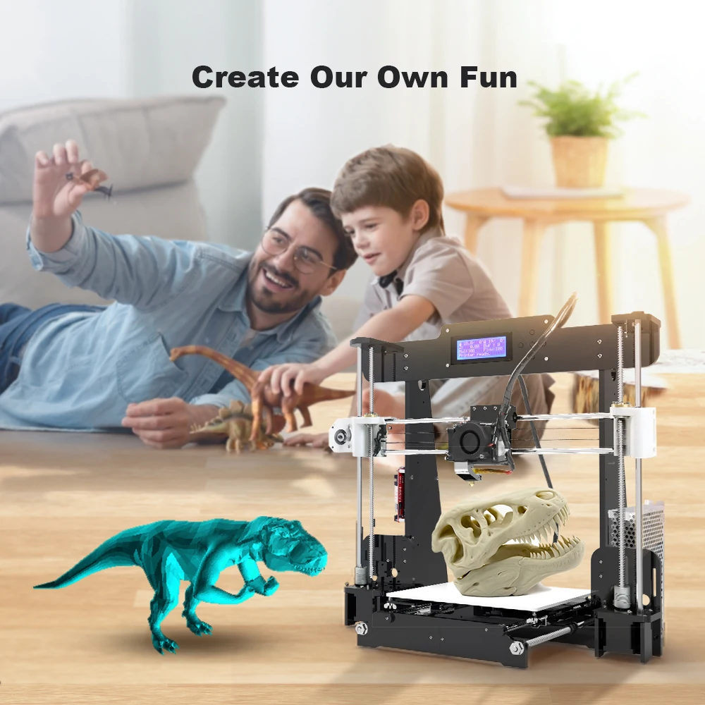 3D-принтер Anet A8 высокая скорость печати Reprap Prusa i3 игрушки высокой точности набор