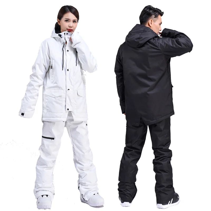 -30 Fashion Women's Ice Snow Wear Snowboarding Clothing 15k Waterproof Winter Outdoor Suit Sets Costume Jackets and Pants Girl's