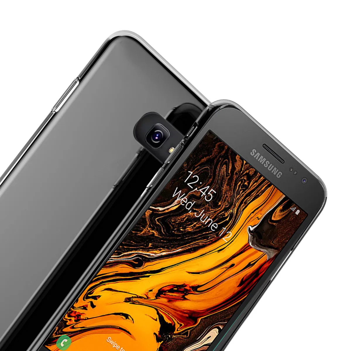 Для Samsung Galaxy Xcover 4S прозрачный тонкий мягкий ТПУ противоударный силиконовый чехол