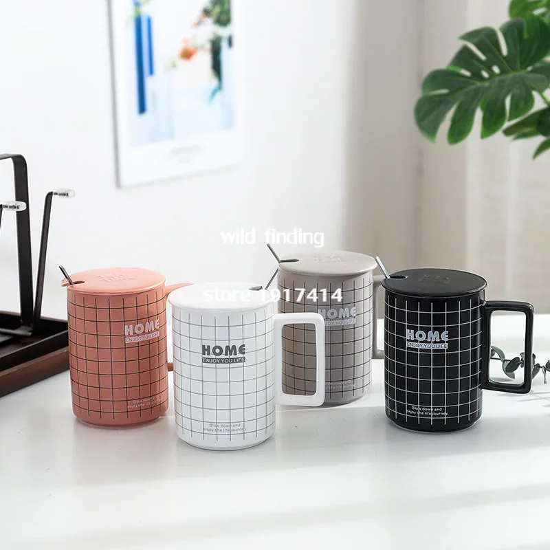 Простая креативная сетка художественный дом наслаждайтесь вашей жизни чашка с