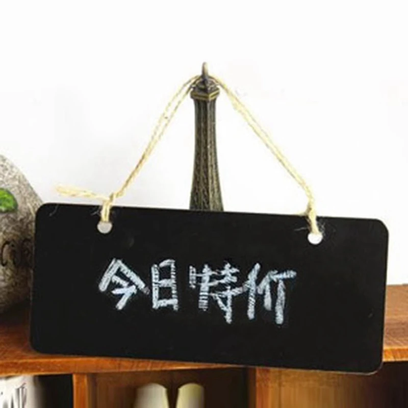 Подвесная Толстая деревянная доска стираемая блокнот с надписью подвесная