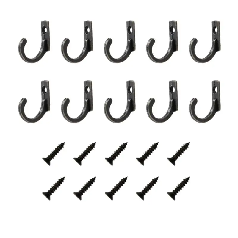 Настенные крючки для ключей с 40 винтами 10 шт